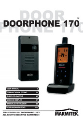 Marmitek DOORPHONE 170 Modo De Empleo