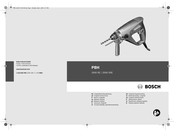 Bosch PBH 2000 SRE Manual Original