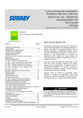 SURREY 580DZV150 Instrucciones De Instalación