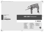 Bosch GSB 1300 Professional Manual Original