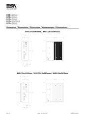 ESA AUTOMATION 9XECO40615 Serie Manual De Instrucciones