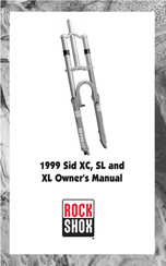 Rock Shox Sid XC Manual De Instrucciones