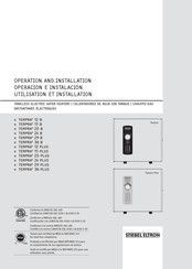 Stiebel Eltron TEMPRA 15 B Operación E Instalación