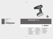Bosch UniversalDrill 18 Manual De Instrucciones