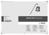 Bosch Professional GAS 20 L SFC Manual De Instrucciones