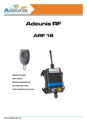 Adeunis RF ARF 18 Instrucciones Para El Uso