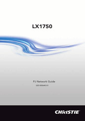 Christie LX1750 Manual De Instrucciones