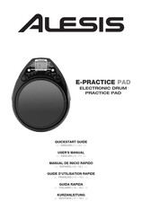 Alesis E-PRACTICE PAD Manual De Inicio Rápido