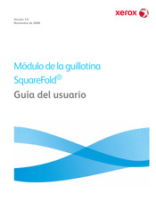 Xerox SquareFold Guia Del Usuario