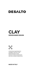 Desalto CLAY Instrucciones De Montaje