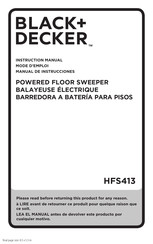 Black+Decker HFS413 Manual De Instrucciones