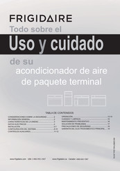 Frigidaire IK00700001 Uso Y Cuidado