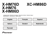 Pioneer X-HM86D Manual De Instrucciones