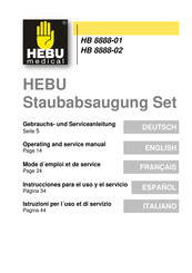 HEBU medical HB 8888-02 Instrucciones Para El Uso Y El Servicio