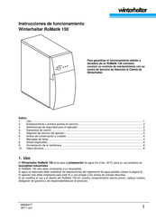 Winterhalter RoMatik 150 Instrucciones De Funcionamiento