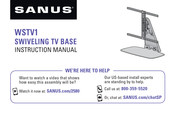 Sanus WSTV1 Manual De Instrucciones