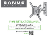 SANUS VuePoint F107d Manual De Instrucciones