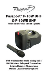 Passport P-10WE UHF Manual Del Usuario