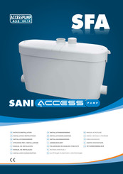 SFA SANIACCESS PUMP Manual De Instalación