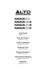 Alto Professional Radius 200H Guia Del Usuario