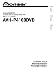 Pioneer AVH-P4100DVD Manual De Instalación