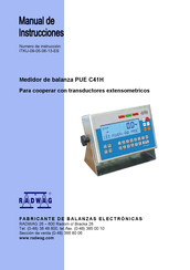 RADWAG PUE C41H Manual De Instrucciones