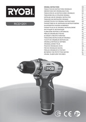 Ryobi RCD1201 Traducción Las Instrucciones Originales