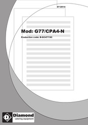 Diamond G77/CPA4-N Manual De Instrucciones