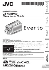 JVC Everio GZ-HM550 Guia Basica Del Usuario