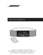 Bose Wave IV Guia Del Propietario