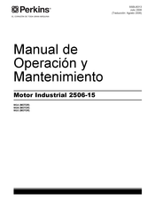 Perkins 2506-15 MGB Manual De Operación Y Mantenimiento