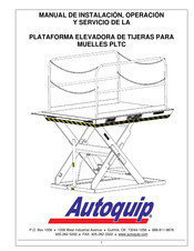 Autoquip 830PLT Manual De Instalación, Operación Y Servicio