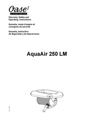 Oase AquaAir 250 LM Instrucciones De Operación
