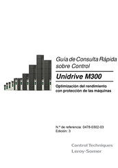 Leroy-Somer Unidrive M300 Guía De Consulta Rápida