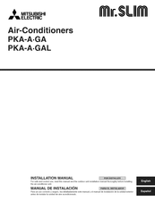 Mitsubishi Electric PKA-A12GA Manual De Instalación