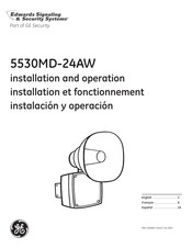 Edwards Signaling Adaptatone Millennium 5530MD-24AW Instalación Y Operación