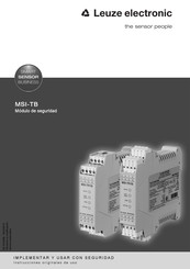 Leuze electronic MSI-TB Instrucciones Originales De Uso