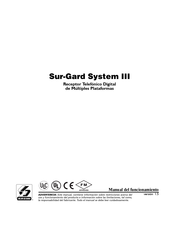 Sur-Gard System III Manual De Instrucciones