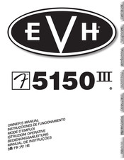 Evh 5150III 15-WATT HEAD Instrucciones De Funcionamiento