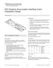 Edwards GCI Manual De Instalación