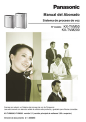 Panasonic KX-TVM200 Manual Del Abonado
