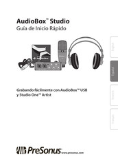 PRESONUS AudioBox Studio Guia De Inicio Rapido