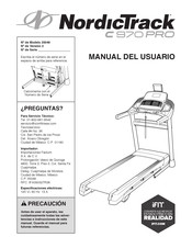 Nordictrack C970PRO Manual Del Usuario