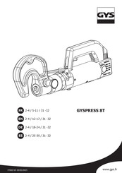 GYS PRESS 8T Manual Del Usuario