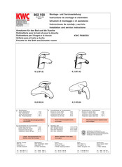 Kwc FAMOSO K.12.W1.42 Instrucciones De Montaje