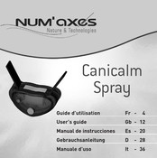 Num'axes Canicalm Spray Manual De Instrucciones