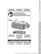 RotoZip DM10 Instrucciones De Funcionamiento