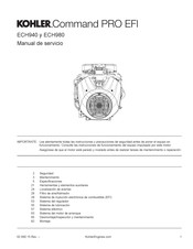 Kohler Command PRO EFI ECH980 Manual De Servicio