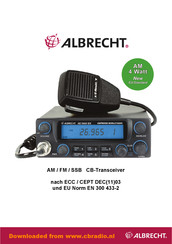 Albrecht AE-5890 EU Manual Del Usuario