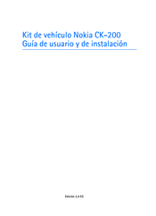 Nokia CK-200 Guía De Usuario Y De Instalación